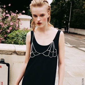 𝗡𝗪𝗧 𝗭𝗮𝗿𝗮 • Cotton Linen Blend Dress